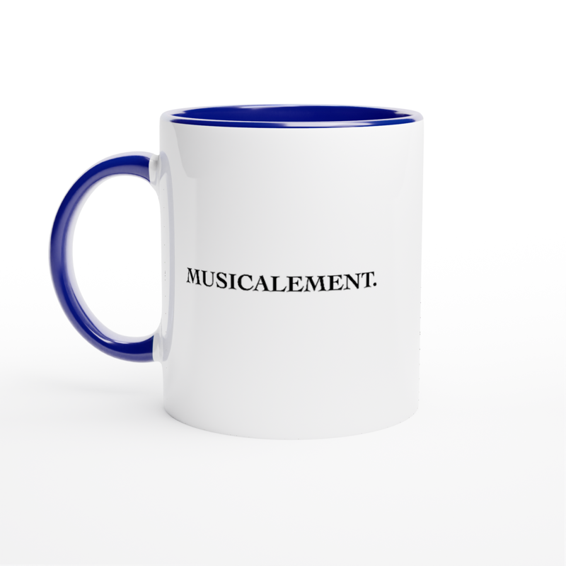 Mug en céramique blanche 325 ml (11 oz) avec intérieur coloré