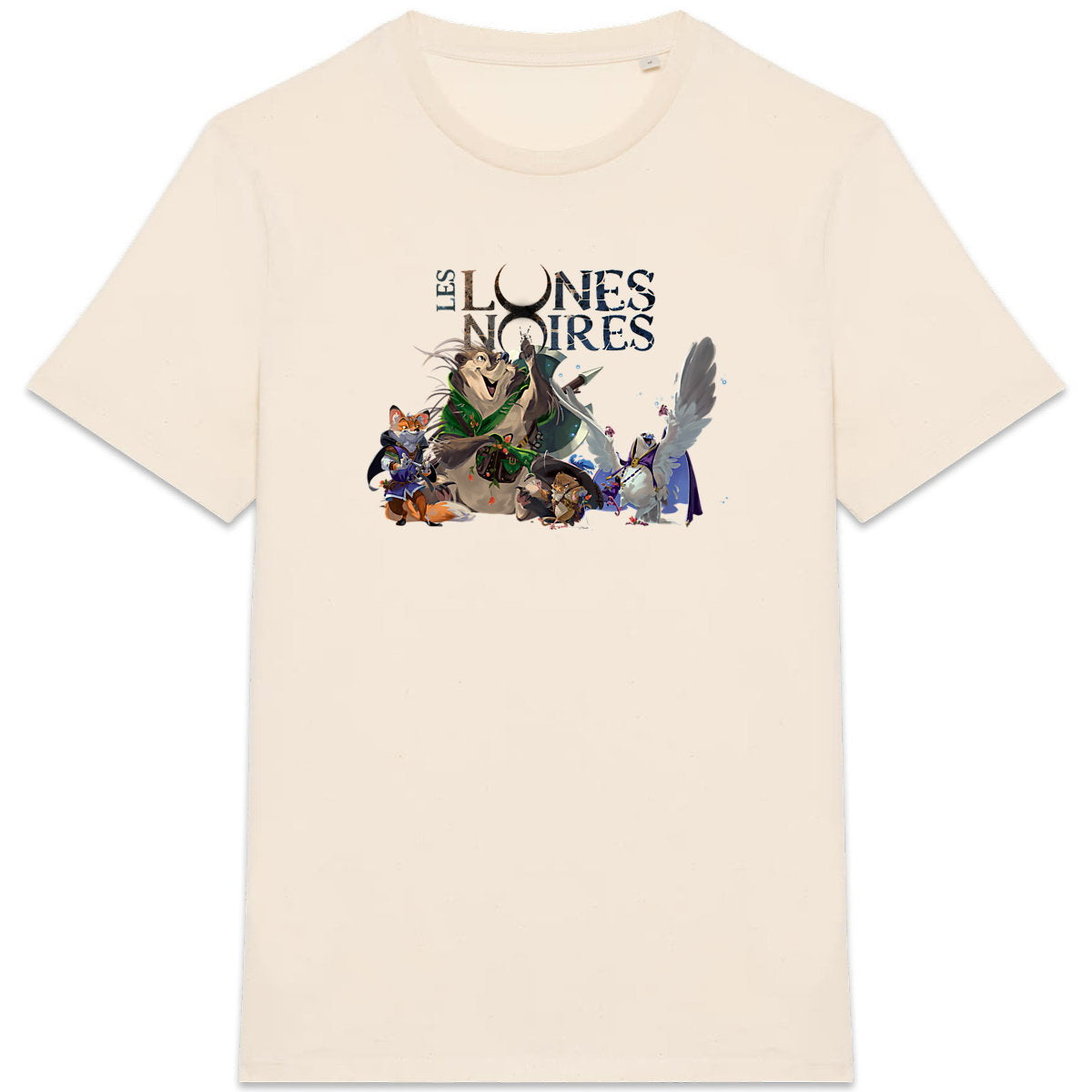 T-shirt premium unisexe Les lunes noires - face_2