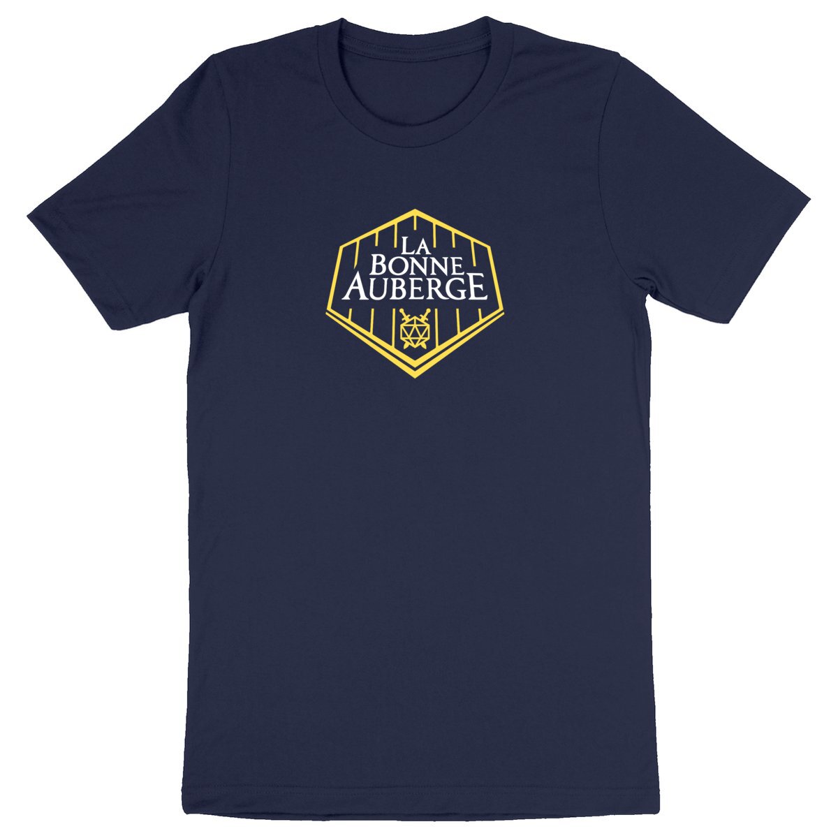 T-shirt Unisexe logo jaune & blanc