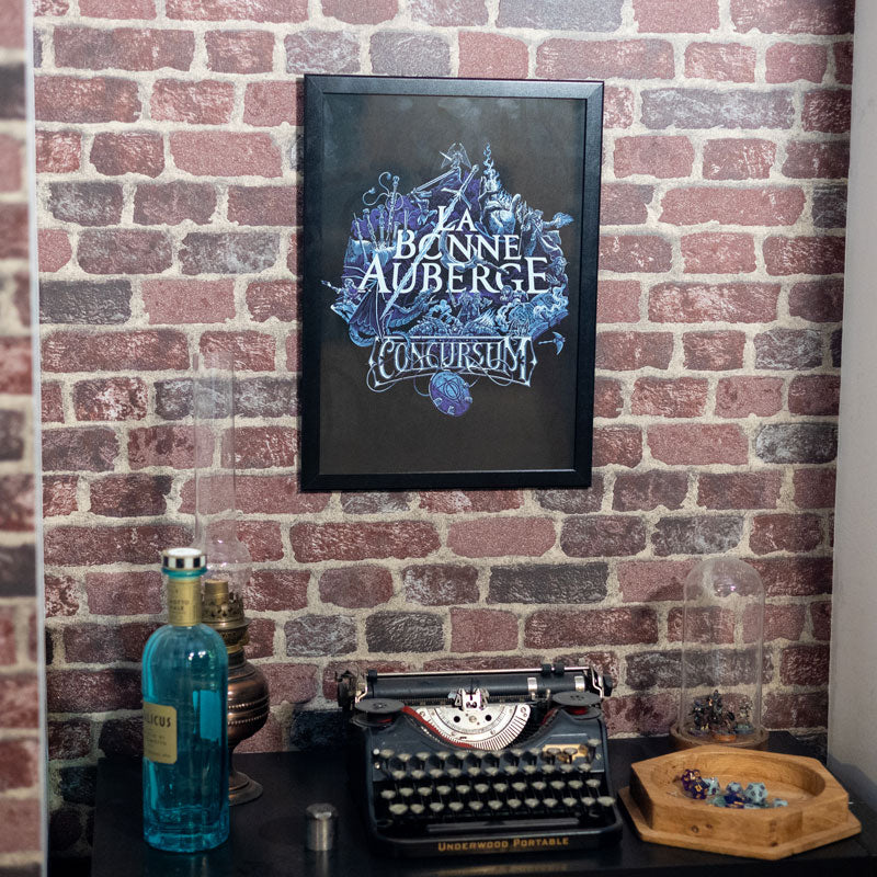 Poster Vade Retro bleu