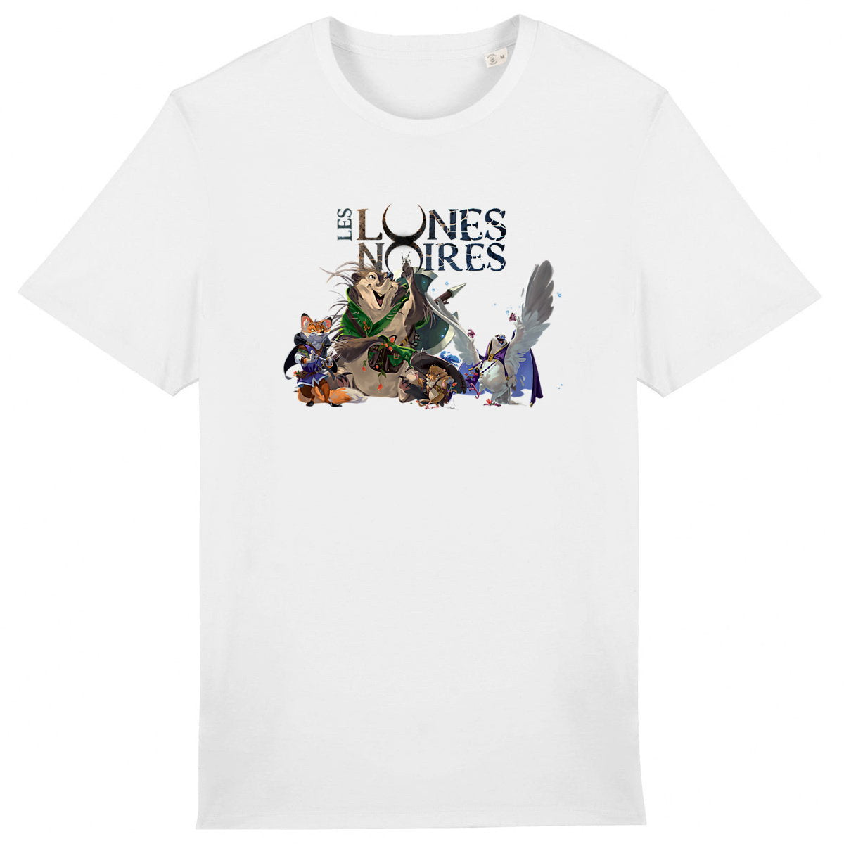 T-shirt premium unisexe Les lunes noires - face_0
