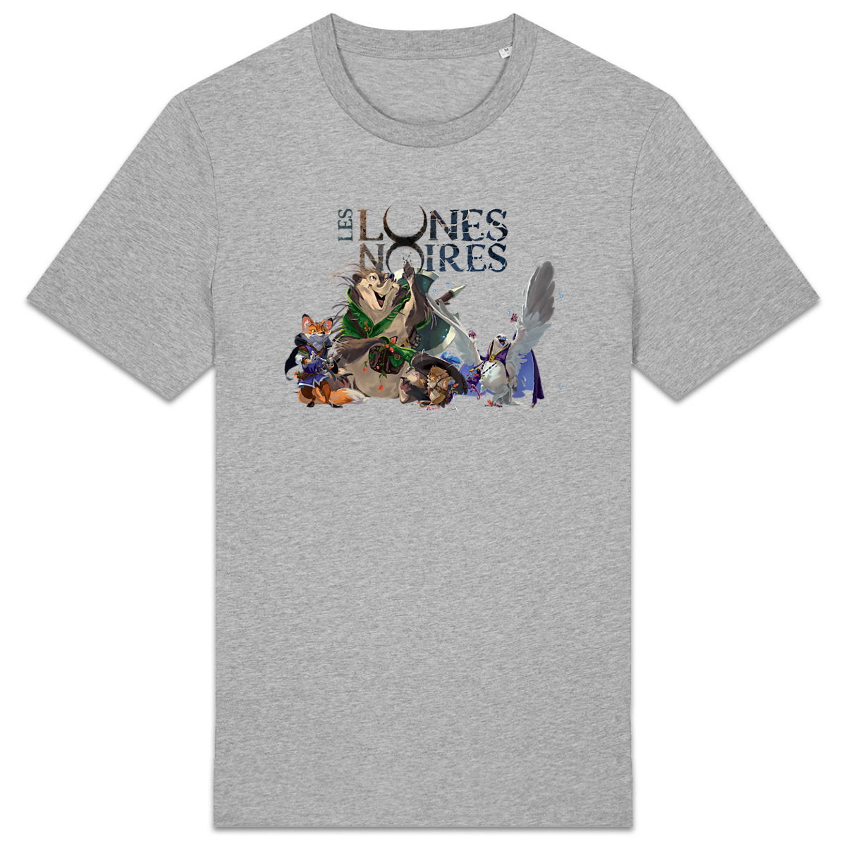 T-shirt premium unisexe Les lunes noires - face_1