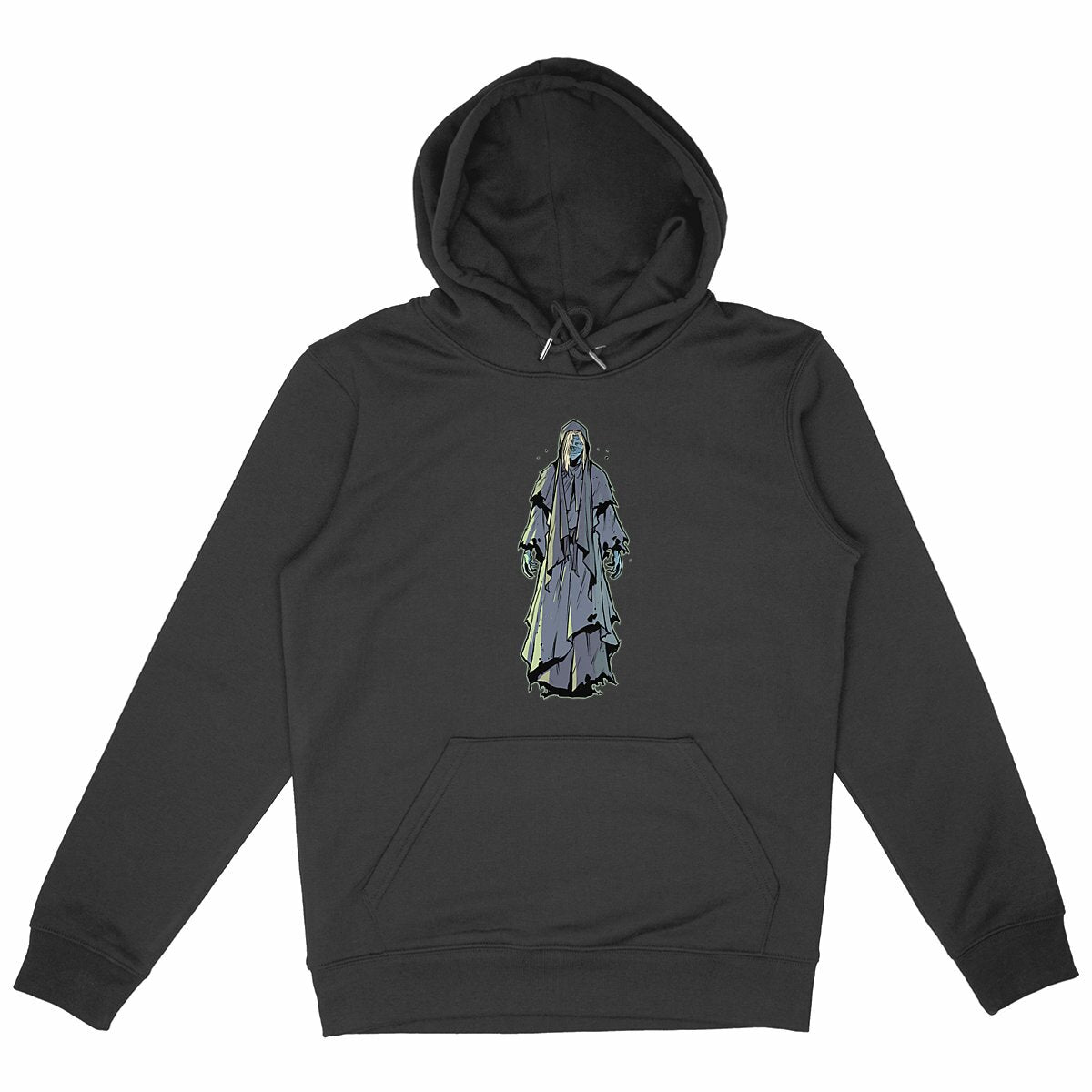Hoodie Premium Unisexe Kyros - face_noir